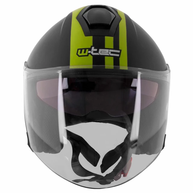 Moto čelada W-TEC V586 - črna-zelena