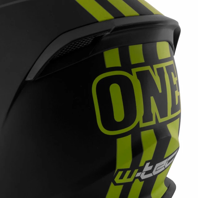 Moto čelada W-TEC V586 - črna-zelena