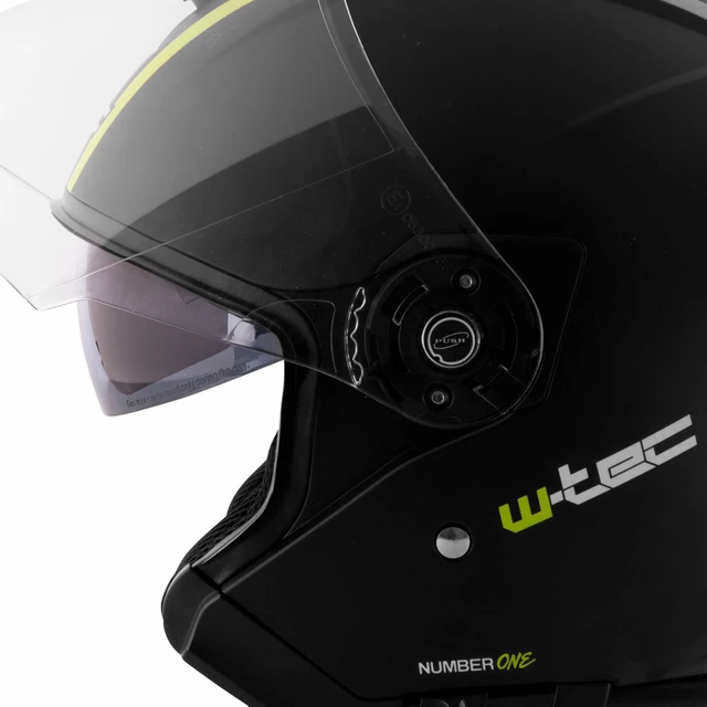 Moto čelada W-TEC V586 - črna-zelena