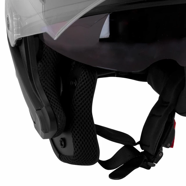 Moto čelada W-TEC V586 - črna-zelena