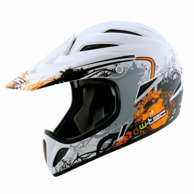 Freeride Helmet W-TEC 3ride - Black Fanky - Yellow