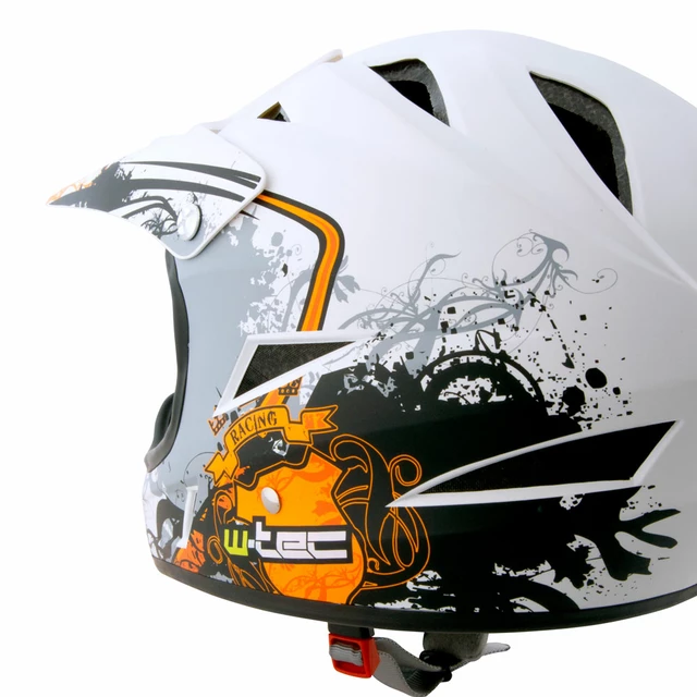 Kask downhill na rower Freeride W-TEC 3ride - Żółty