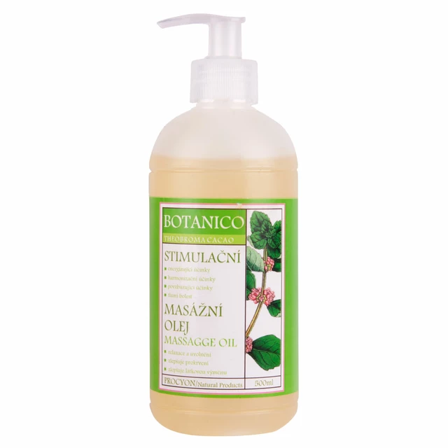 Stimulační masážní olej Botanico 500ml