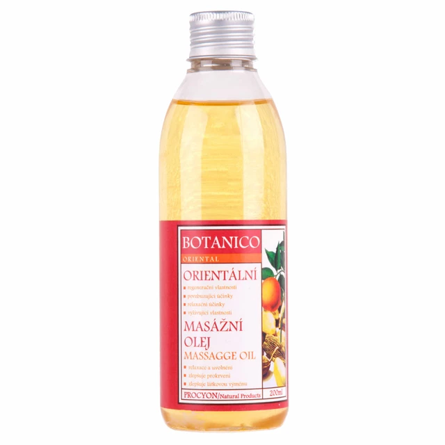 Orientální masážní olej Botanico 200ml