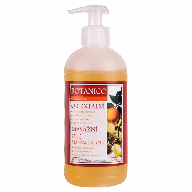 Orientální masážní olej Botanico 500ml - 2.jakost