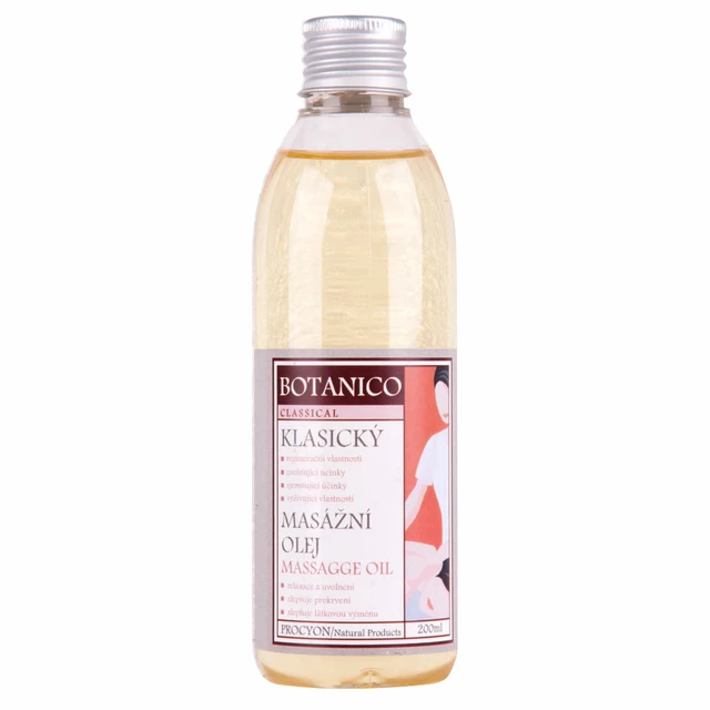 Klasický masážní olej Botanico 200ml