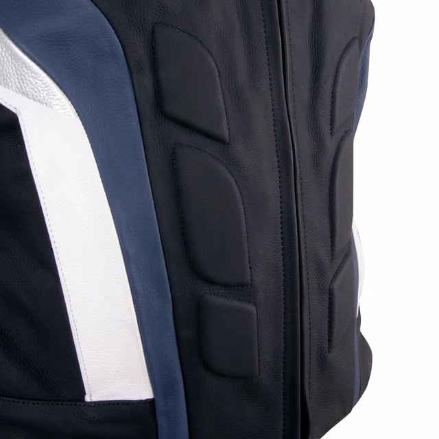Męska skórzana kurtka motocyklowa W-TEC Velocity - OUTLET - Czarny-fluo