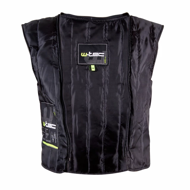 Męska skórzana kurtka motocyklowa W-TEC Velocity - OUTLET - Czarny-fluo