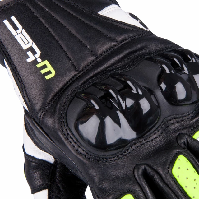 Men’s Moto Gloves W-TEC Decane - Silver
