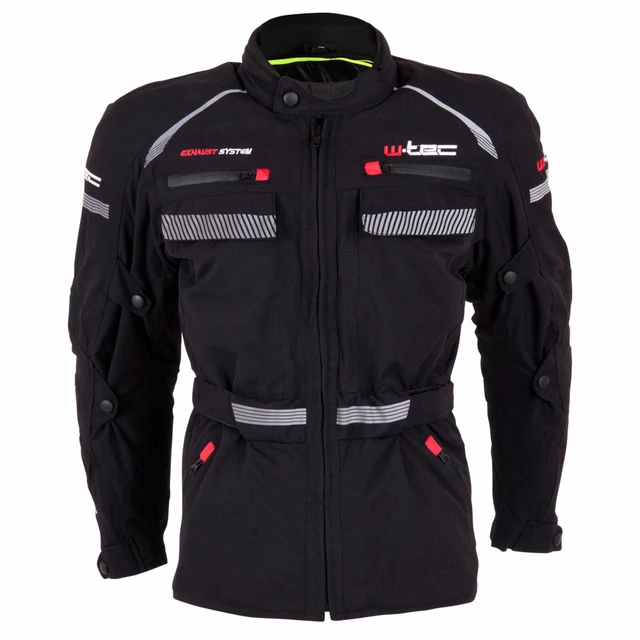 Herren Motorradjacke W-TEC Sokar - schwarz