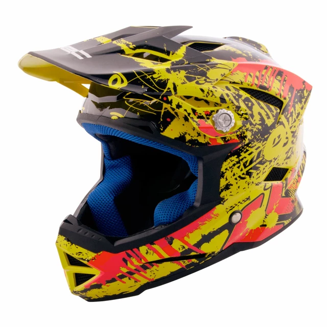 Children’s Downhill Helmet W-TEC AP-42 - Yellow-Red - Yellow-Red