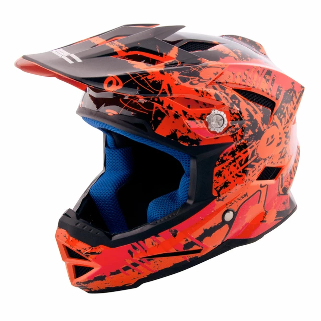 Der Kinder-Downhill-Schutzhelm W-TEC AP-42 - orange-red