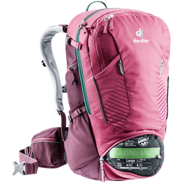 Hiking Backpack Deuter Trans Alpine 28 SL - Ruby-Blackberry