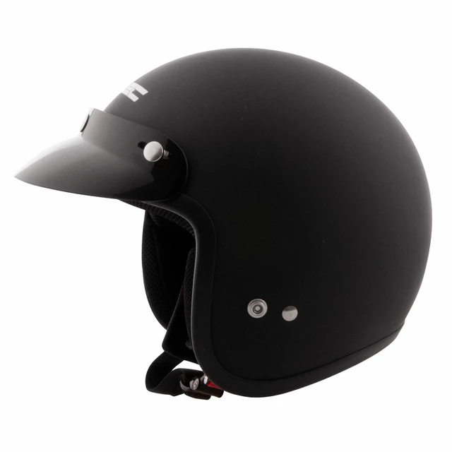 Kask motocyklowy otwarty chopper W-TEC AP-75 - Biała perła