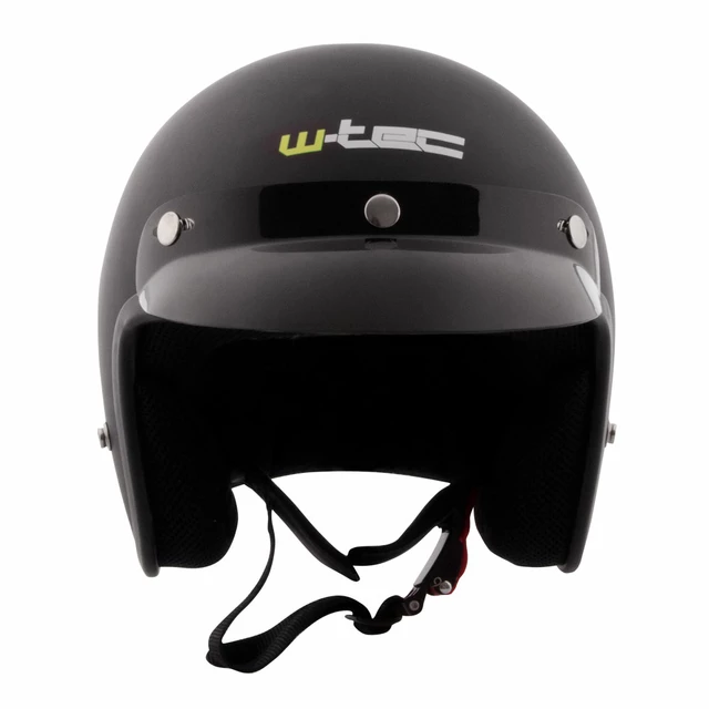 Kask motocyklowy otwarty chopper W-TEC AP-75 - Biała perła