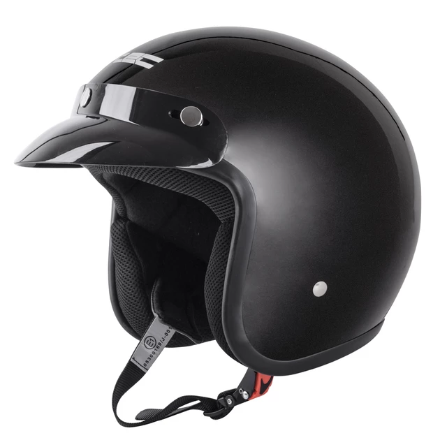 Moto Helmet W-TEC AP-75 - Pearl Black