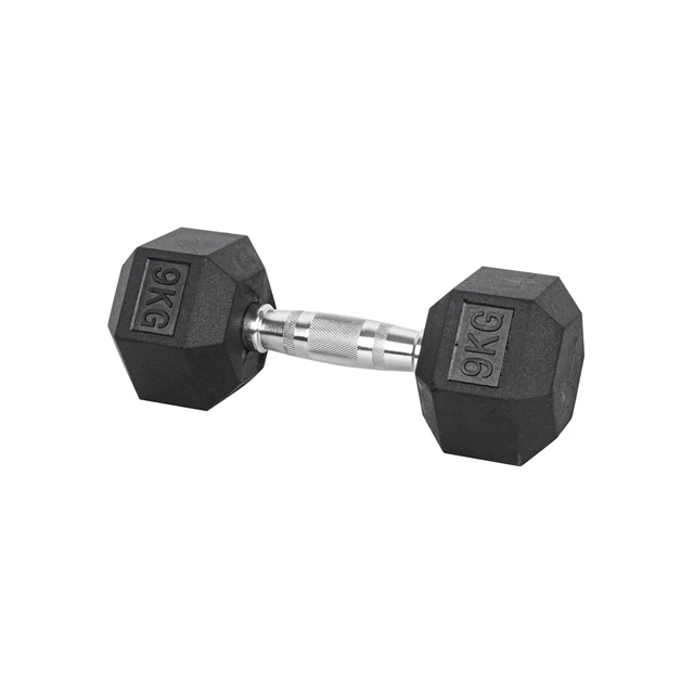 Hex Dumbbell inSPORTline Hexsteel 9 kg