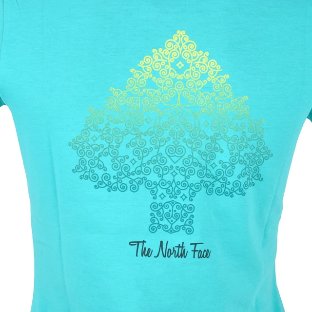 Woman's The North Face t-shirt Eastern Tree - Blue