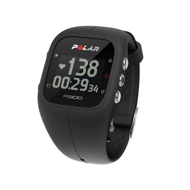 Sports Watch POLAR A300 HR Black + 3 Replacement Straps