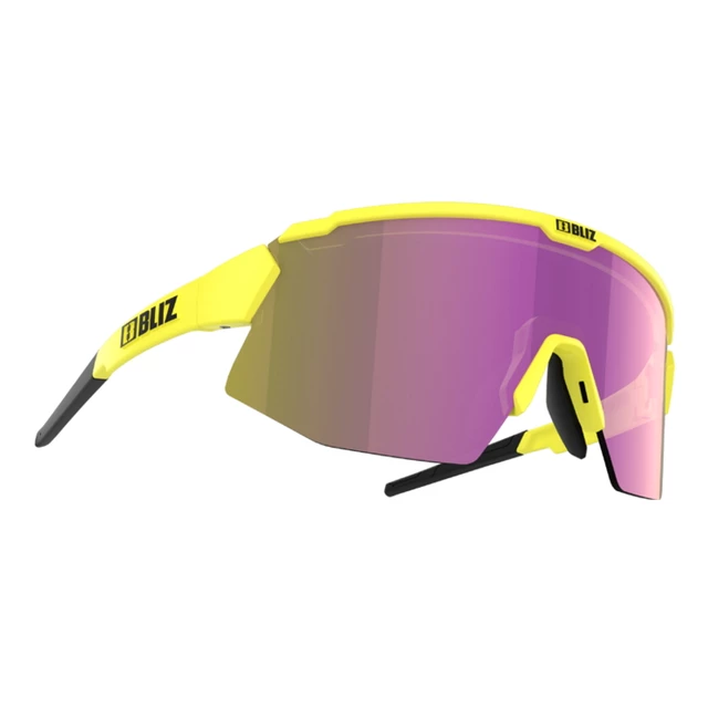 Sportowe okulary przeciwsłoneczne Bliz Breeze 023 - Matt Neon Yellow Brown - Matt Neon Yellow Brown