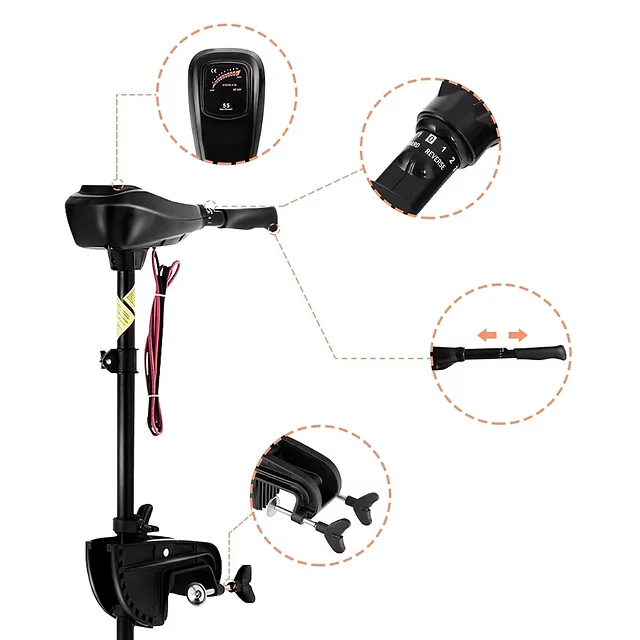 Lodní elektromotor inSPORTline A43 55lb/636W/12V