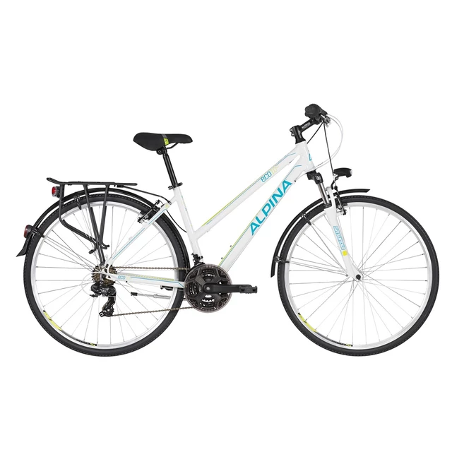 Women’s Trekking Bike ALPINA ECO LT10 28” – 2021 - Black - White