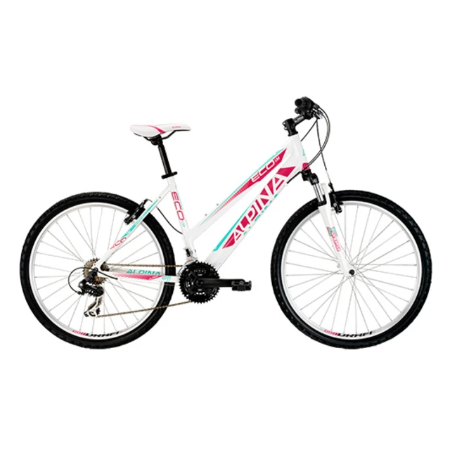 Woman Mountain Bike KELLYS ALPINA ECO LM - 2015 - White-Blue - White-Pink