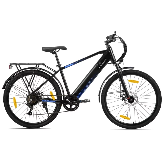 Juniorské elektrokolo Joystar AMBRUM Matawak 26" 250 Wh • dojezd až 65 km • 155-175 cm - černo-modrá