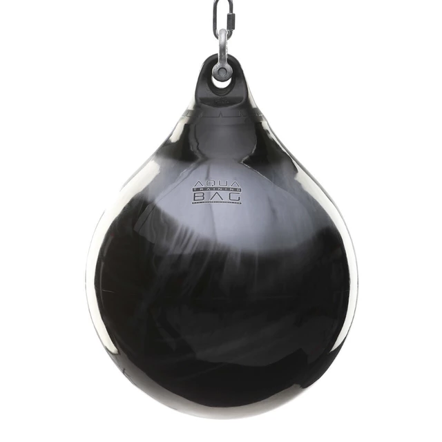 Water-Filled Punching Bag Aqua Bag 85 kg - Black/Silver - Black/Silver