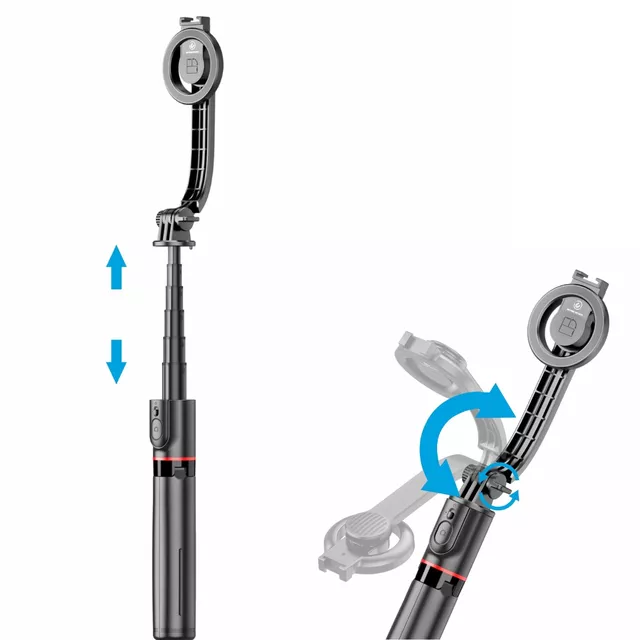 Selfie stativ Apexel MagSafe s Cold Shoe úchytem