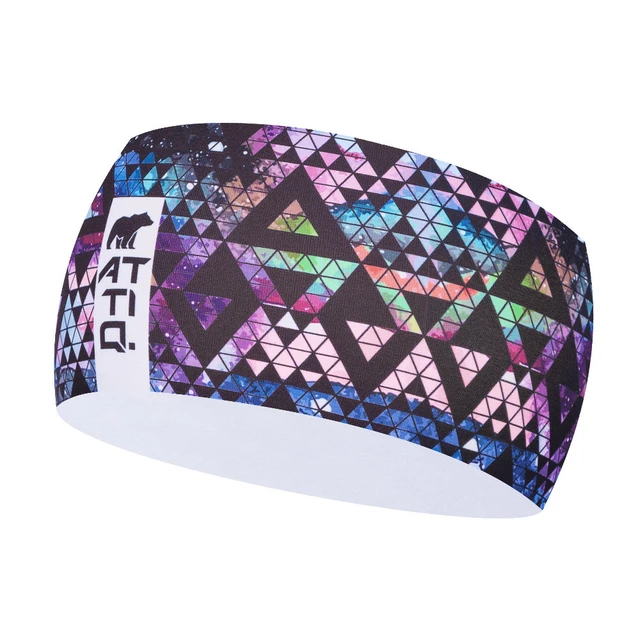 Sports Headband Attiq Lycra Thermo - Flowers - Galaxy