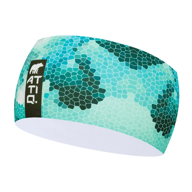 Sports Headband Attiq Lycra Thermo - Vertical Blue - Ocean