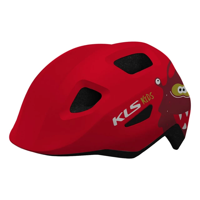 Dětská cyklo přilba Kellys Acey 022 - Flash Black - Wasper Red
