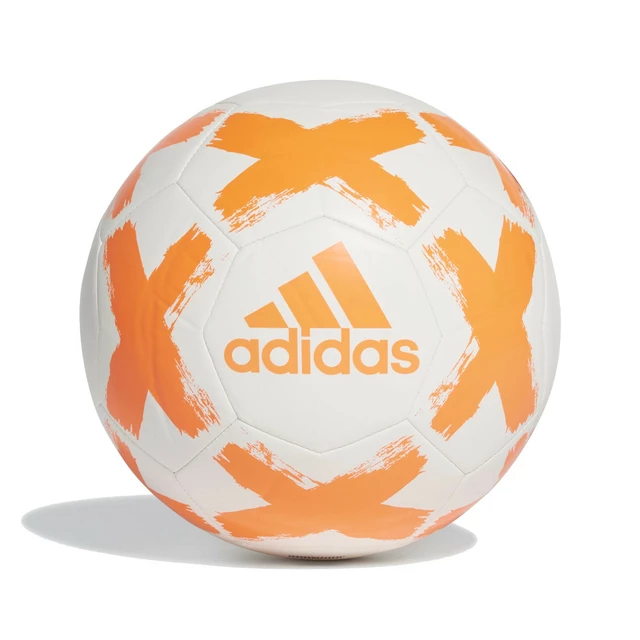 Soccer Ball Adidas Starlancer FL7036 White, Orange Logo