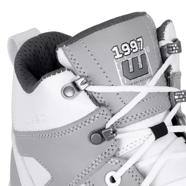 Moto boty W-TEC Arimes - bílo-šedá