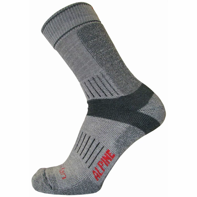 Socks Northman Alpine Trekking - Black-Brown - Grey