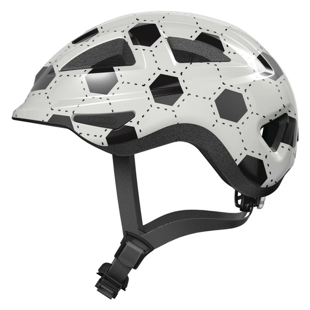 Children’s Cycling Helmet Abus Anuky 2.0 - White Parrot - White Football