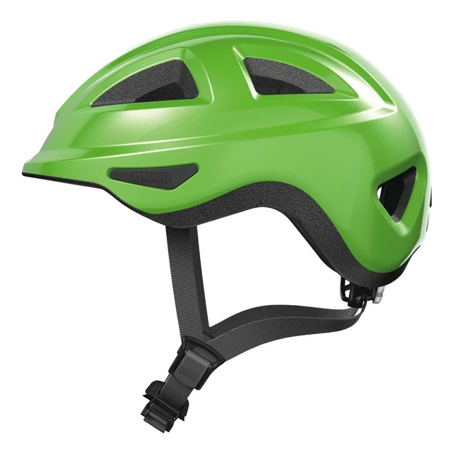 Children’s Cycling Helmet Abus Anuky 2.0 - White Parrot - Sparkling Green