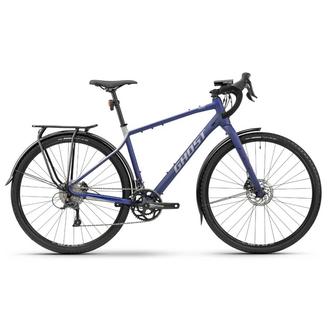 Gravel bicykel Ghost Asket EQ AL - model 2024 - Grey/Blue - Purple/Grey
