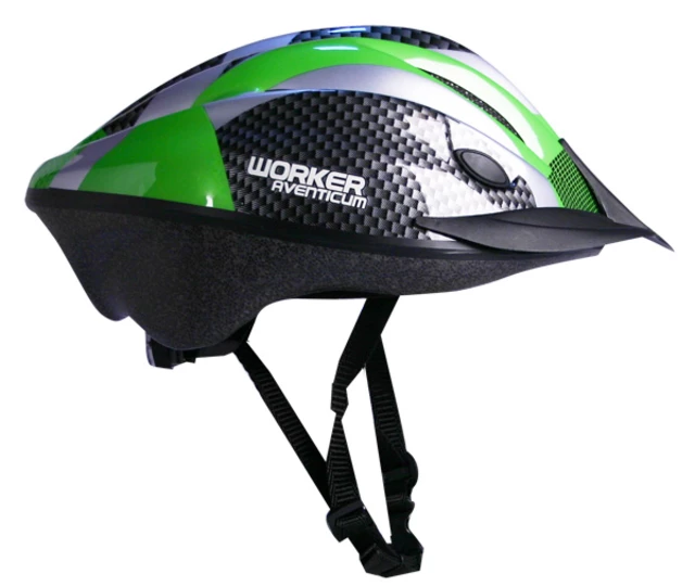 WORKER Aventicum Cycle Helmet - Yellow - Green