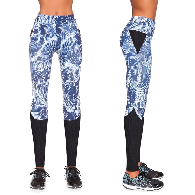 Women’s Sports Leggings BAS BLACK Trixi - Blue-Black