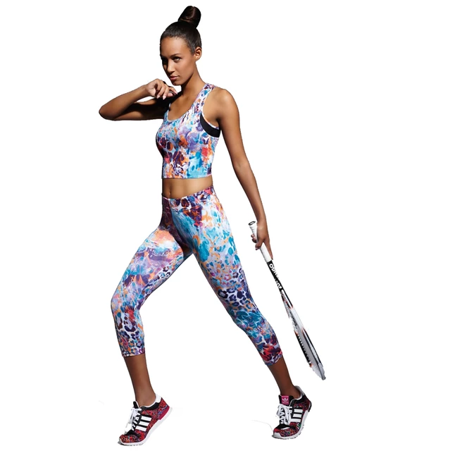 Women’s Sports Leggings BAS BLACK Caty 70 - Multicolour