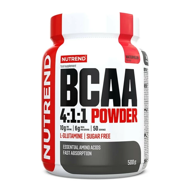 Por koncentrátum Nutrend BCAA 4:1:1 Powder 500 g