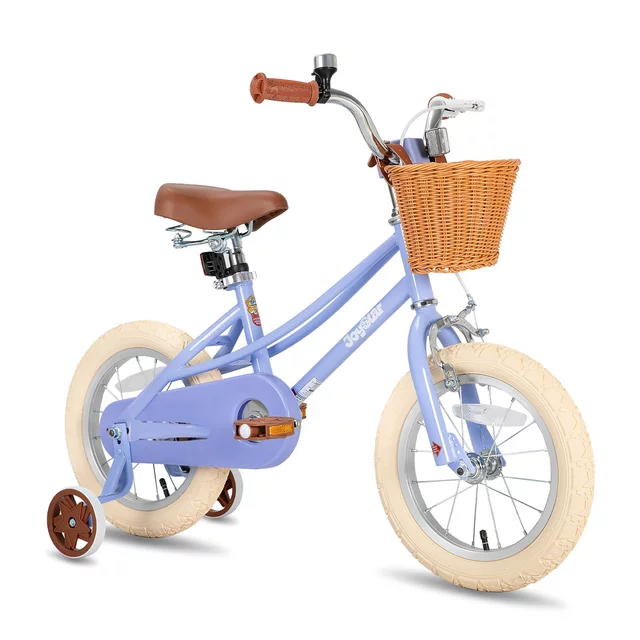 Dětské kolo Joystar Retro 16" s košíkem • 104-135 cm - mentolová