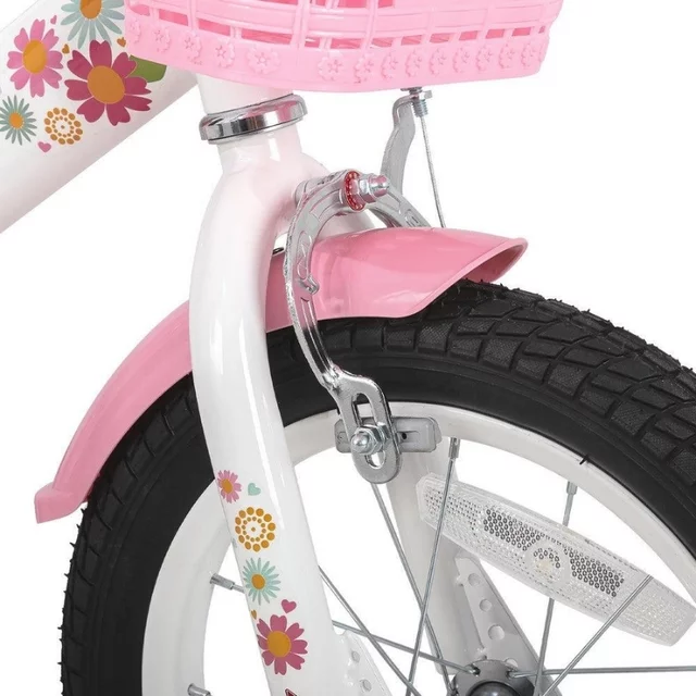 Dětské kolo Joystar Little Daisy 12" • 82-105 cm - bílá