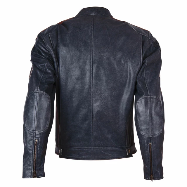 Leather Moto Jacket BOS 2058 Black - L