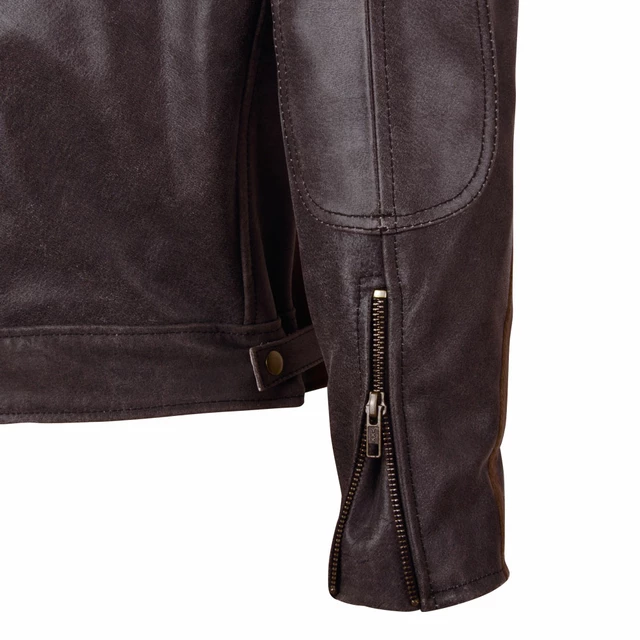 Kožená moto bunda BOS 2058 Maroon