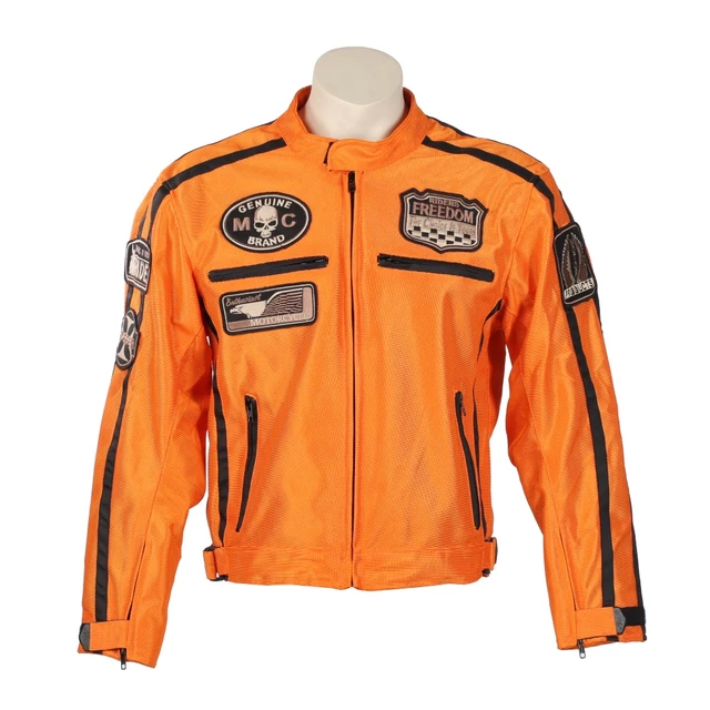 Summer Moto Jacket BOS 6488 Orange - Orange