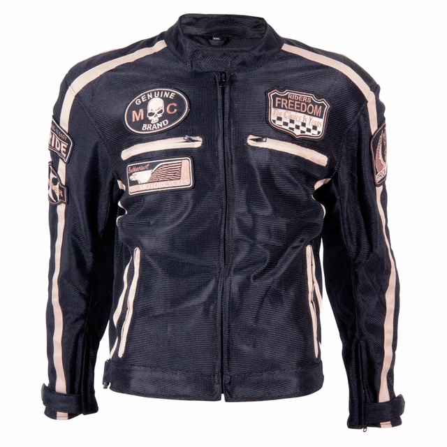 Summer Moto Jacket BOS 6488 Black - M - Black