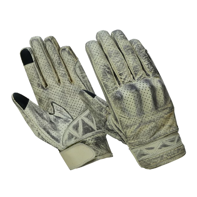 Motorcycle Gloves B-STAR Provint - Yellow - White